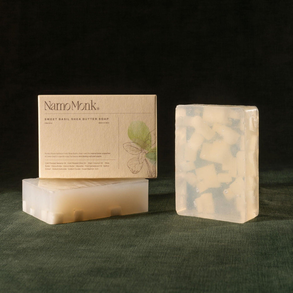 Savon au beurre de karité et basilic doux