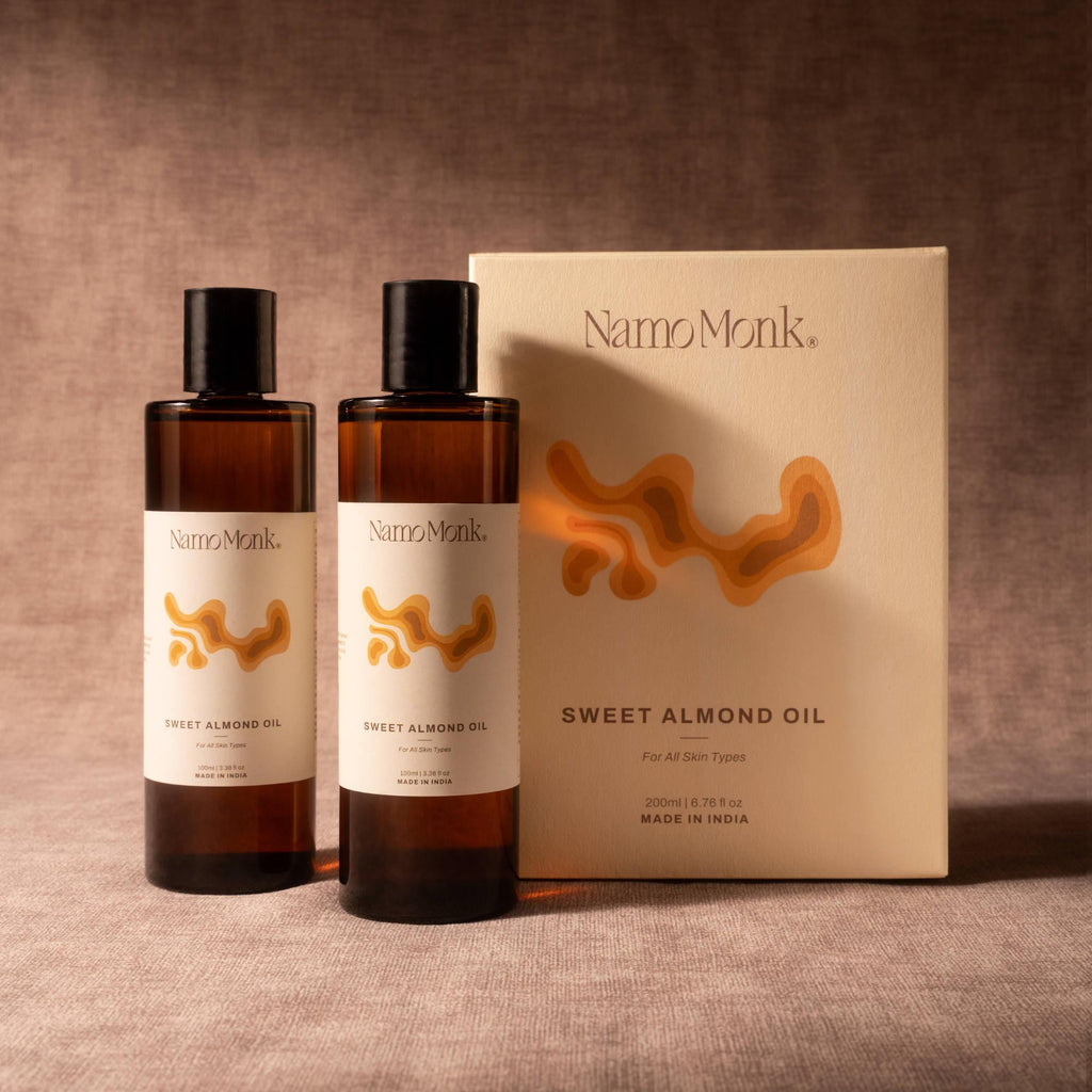 Cold-pressed Sweet Almond Oil - NamoMonk
