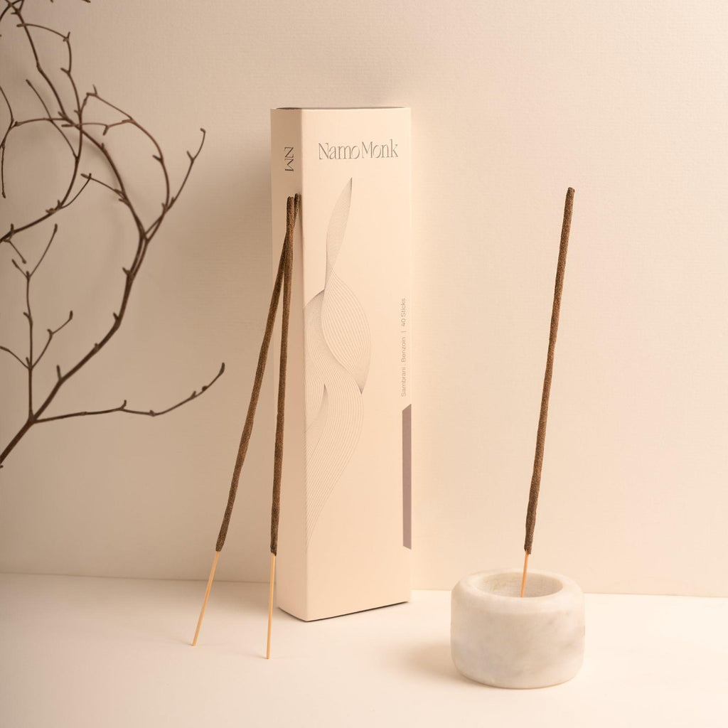 Sambrani . Benzoin Incense Sticks - NamoMonk